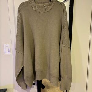 Free People unisex Crewneck Sweater - Taupe xl